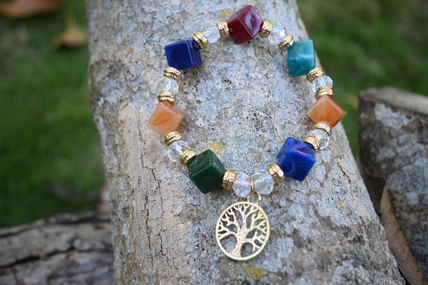 Tree of life stretch bracelet