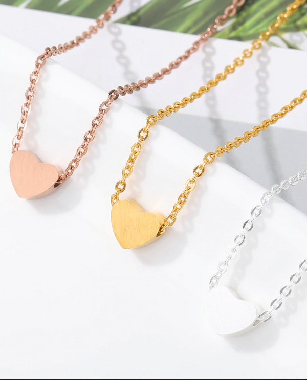 WM Heart Choker Necklace