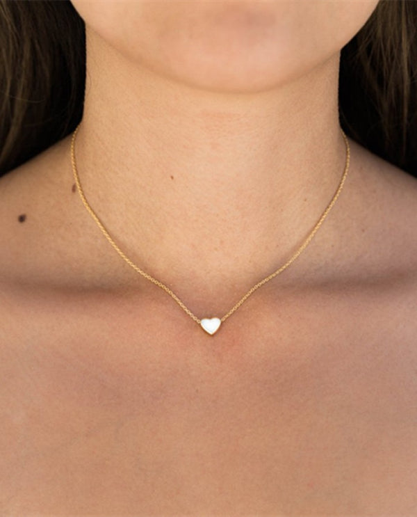 WM Heart Choker Necklace